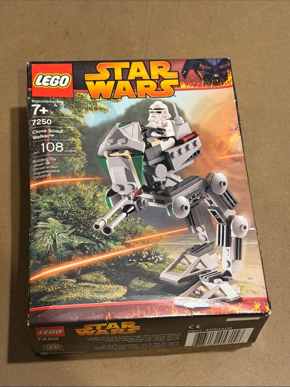 LEGO Star Wars Clone Scout Walker-Unopened. Box is creased. See photos.